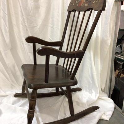 Wood Child’s Rocker