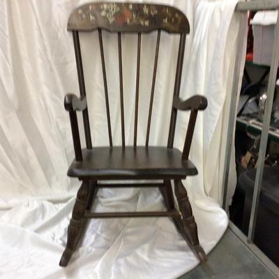 Wood Child’s Rocker