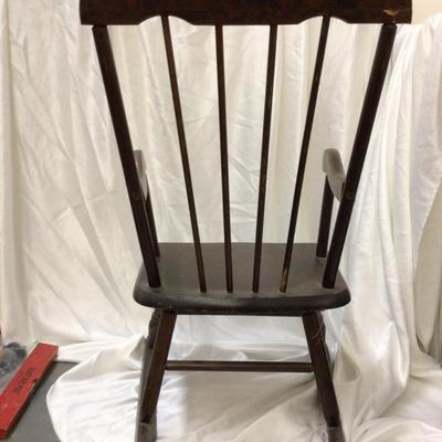 Wood Child’s Rocker