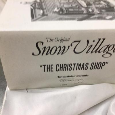Dept 56 Snow Village The Christmas Shop