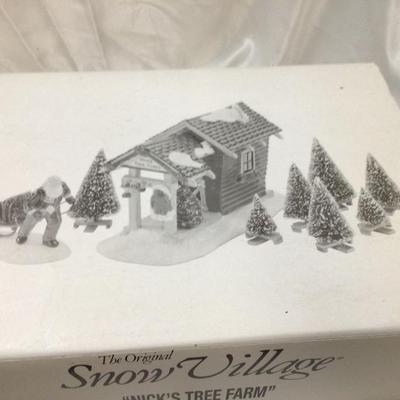 Dept 56 Snow Village Nicks Tree Farm