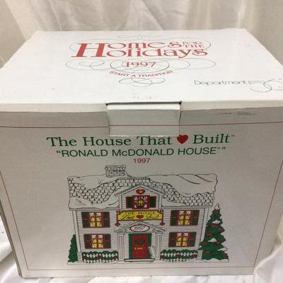Dept 56 Home For The Holidays The House That Built Ronald McDonalds House 1997