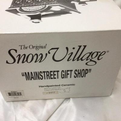 Dept 56 Snow Village Mainstreet Gift Shop