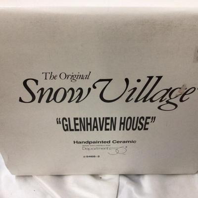 Dept 56 Snow Village Glenhaven House
