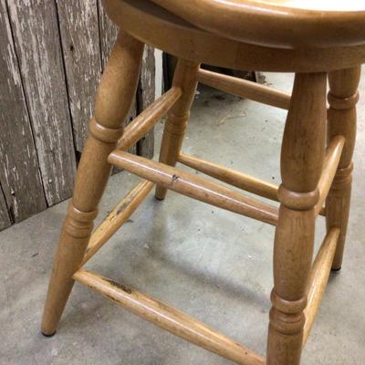 Nice Oak Bar Stool Very Sturdy