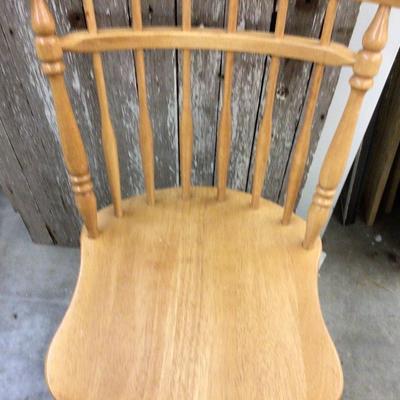 Nice Oak Bar Stool Very Sturdy