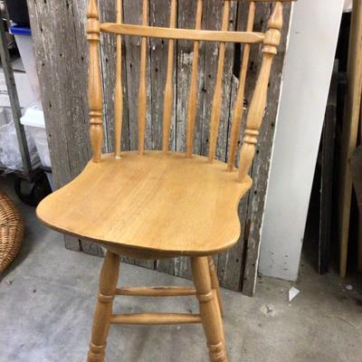 Nice Oak Bar Stool Very Sturdy