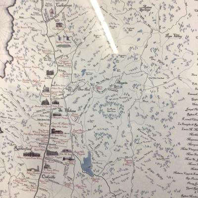 Napa Valley Wine Map