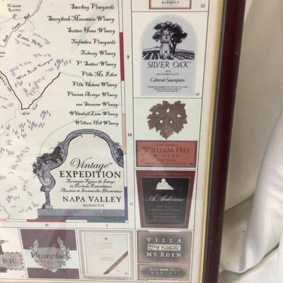 Napa Valley Wine Map