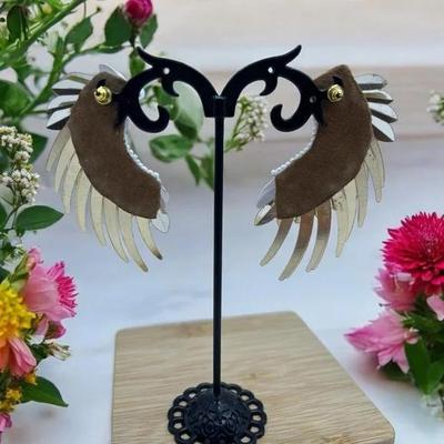 Vani Trapani Angel Wing Earrings