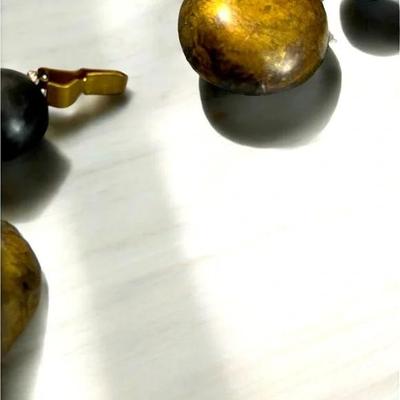 Estate Beaded Tribal Bib Necklace