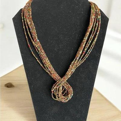 Estate Multi-Strand Beaded Necklace