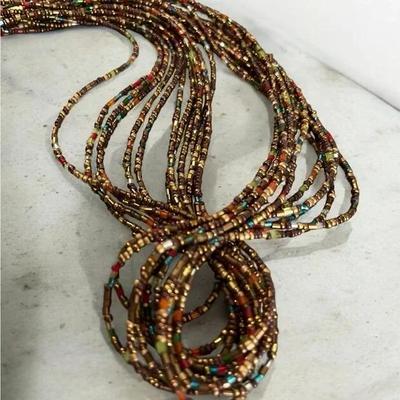 Estate Multi-Strand Beaded Necklace