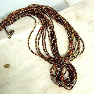 Estate Multi-Strand Beaded Necklace