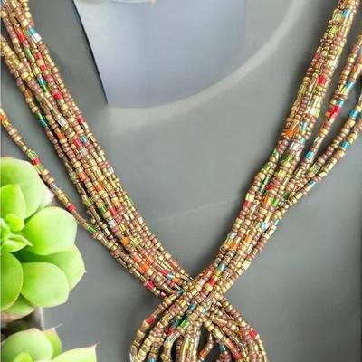 Estate Multi-Strand Beaded Necklace