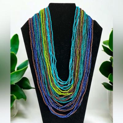 NWT Robert Rose Multi-Strand Bead Necklace