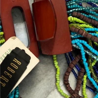 NWT Robert Rose Multi-Strand Bead Necklace