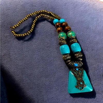 Bohemian Chic Style Chunky Beaded Necklace