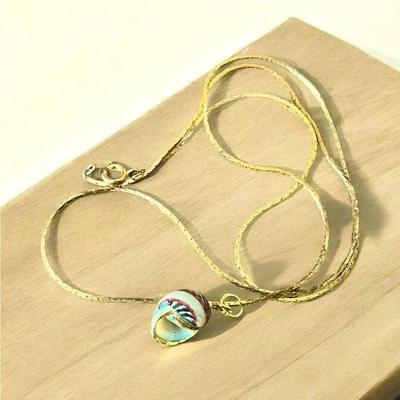 Gold Dipped & Hand Painted Sea Shell