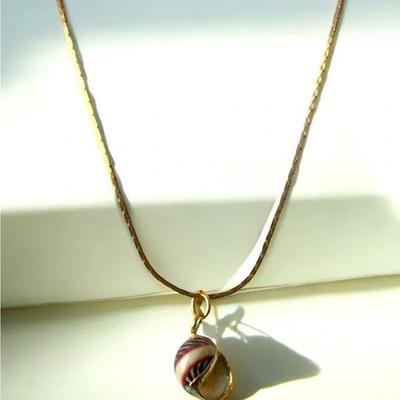 Gold Dipped & Hand Painted Sea Shell