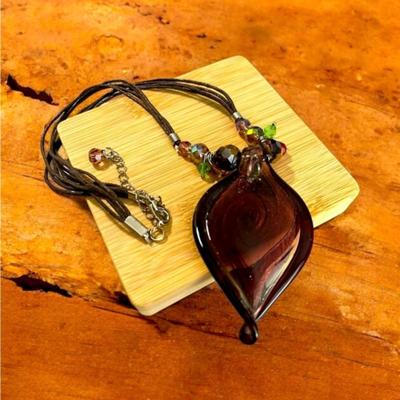 Murano Glass Pendant Necklace