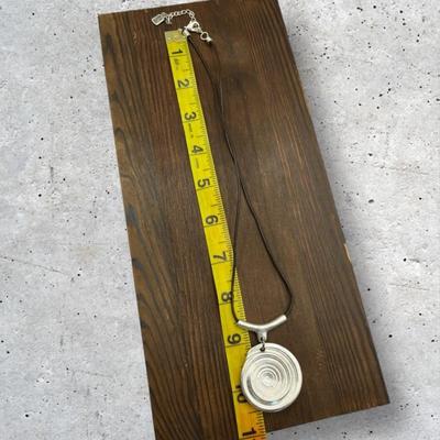 Robert Lee Morris Siver-Tone Pendant Necklace