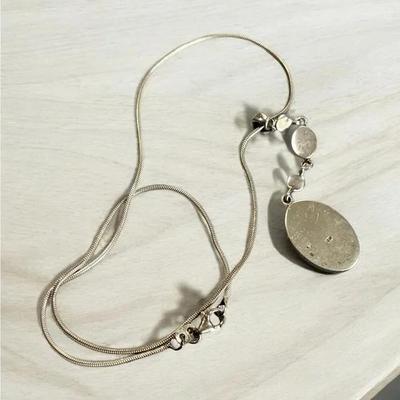 Sterling Silver Necklace and Pendant with Bezel set Moonstones