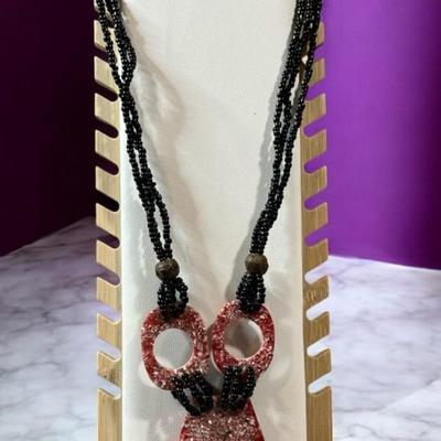 Acrylic Statement Necklace