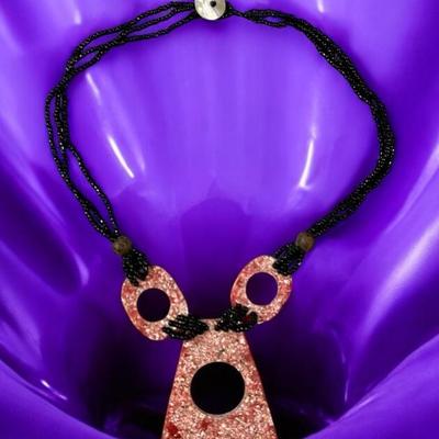 Acrylic Statement Necklace