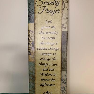 Serenity Prayer Wall Hanging