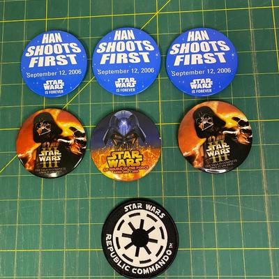 Star Wars Pin and Patch Lot
