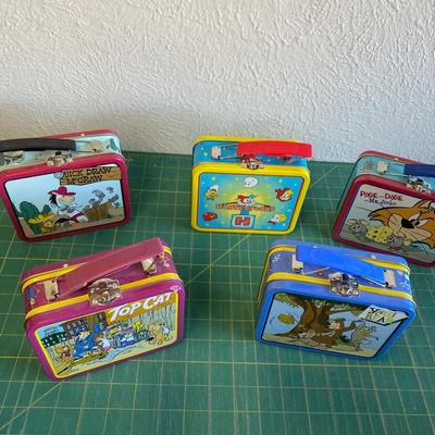 Collectable Cartoon Mini Lunch Boxes Lot 1