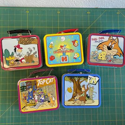 Collectable Cartoon Mini Lunch Boxes Lot 1
