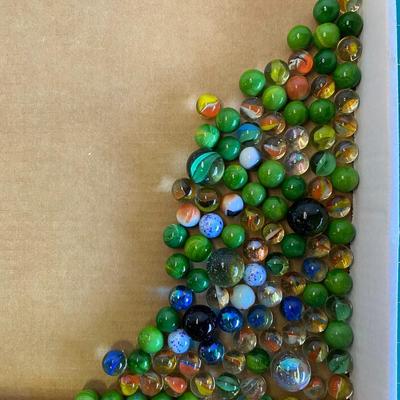Glass Jar of Marbles