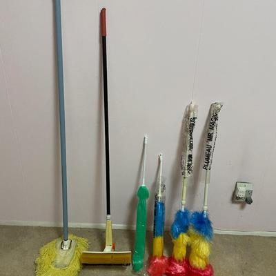 Mop and Duster Lot