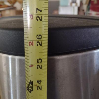 Pedal Open Stainless Waste Can