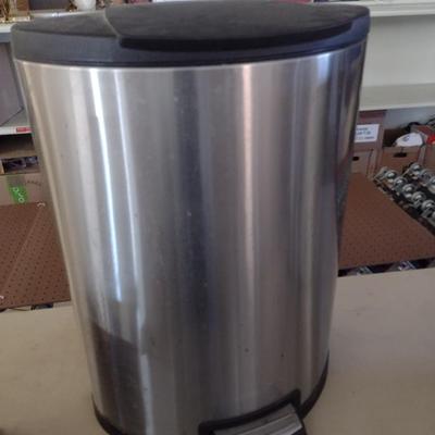 Pedal Open Stainless Waste Can