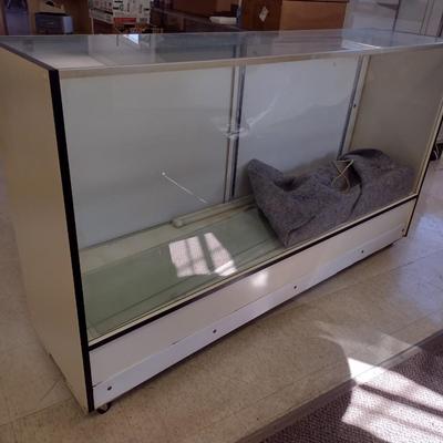 Glass Display Cabinet on Castors