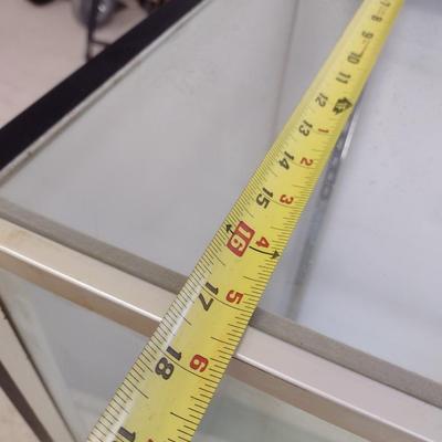 Glass Display Cabinet on Castors