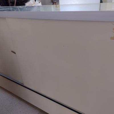 Glass Display Cabinet on Castors
