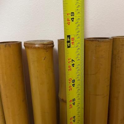 Vintage Flexible Bamboo Partition