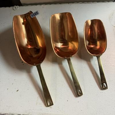 Copper scoops