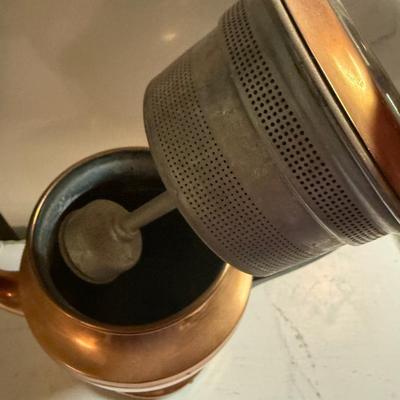 Copper percolator