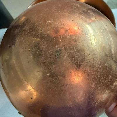 Set of 3 copper bowls