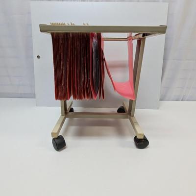 Metal Rolling File Folder Holder