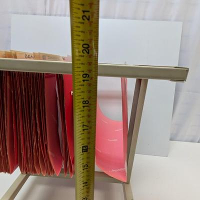 Metal Rolling File Folder Holder