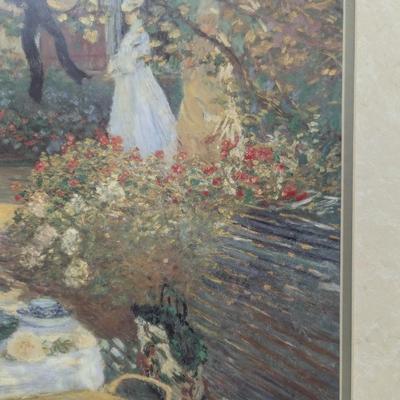 Framed "Luncheon" Work Of Art