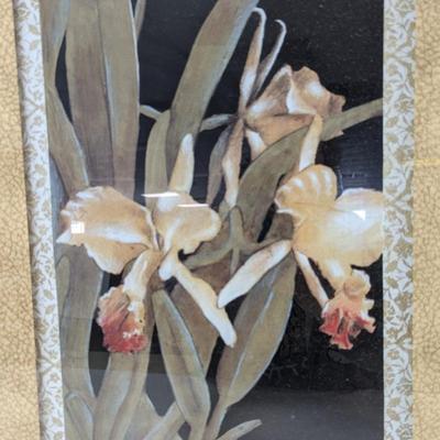 Framed Flower Art Work