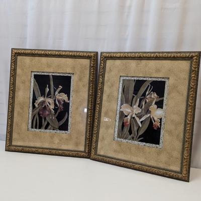 Framed Flower Art Work