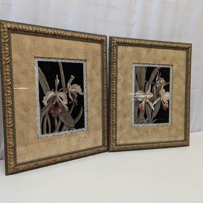Framed Flower Art Work